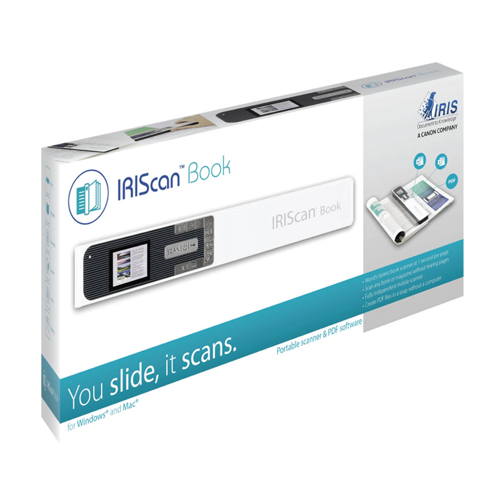 SCANNER IRISCAN BOOK 5 WHITE 30PPM | Datacont S.A.C